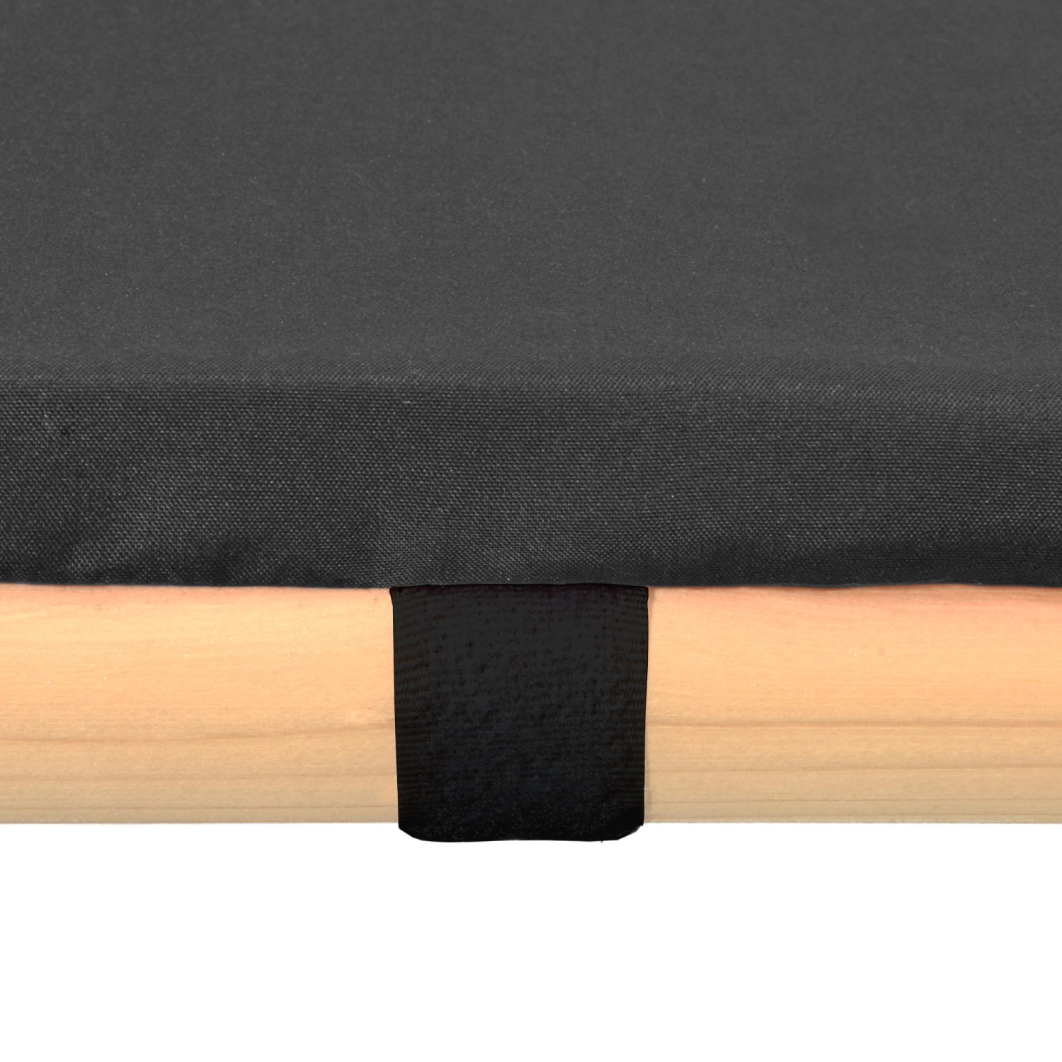 Beautissu Comfort XS Bierbankauflage, 50cm, Anthrazit. Gepolsterte Auflage für Bierzeltgarnituren.