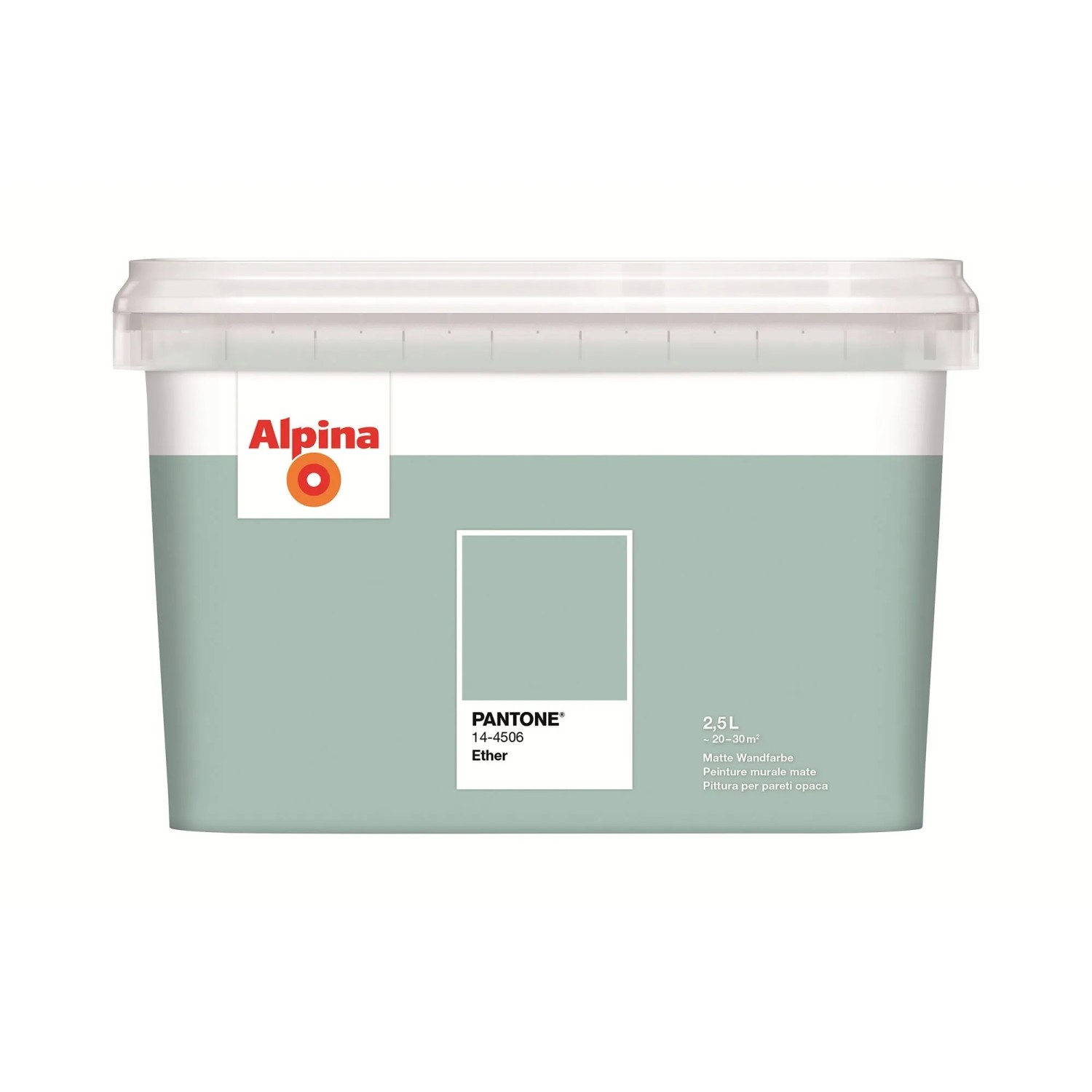 Alpina Innenfarbe Pantone Ether 2,5, Graublau