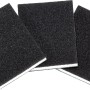LUX Schleifschwamm-Set Classic, 3-teilig für Holzoberflächen. Schleifmittel mit verschiedenen Körnungen.