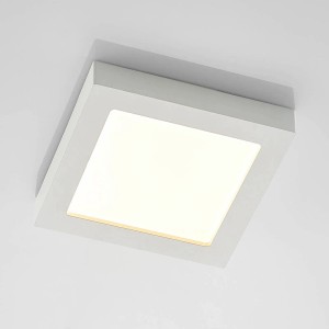 PRIOS LED Deckenleuchte Alette 9917062 Modern in Weiß aus Aluminium 1-flammig Badezimmerleuchte