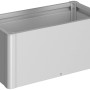 Biohort Belvedere Mini Pflanzbeet, silber-metallic, ideal für Garten, Balkon und Terrasse.