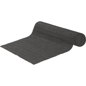 Schwarze Antirutschunterlage, 30x150 cm, für Teppichgleitschutz und Schubladeneinsatz.