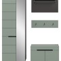 Inn.Furn Garderoben-Set 4-teilig in Salbei und Grau 160 cm Cooper_8