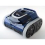 Kabelloser Poolroboter CF 400 CL für Pools bis 120m², blau, mit Raupenantrieb.