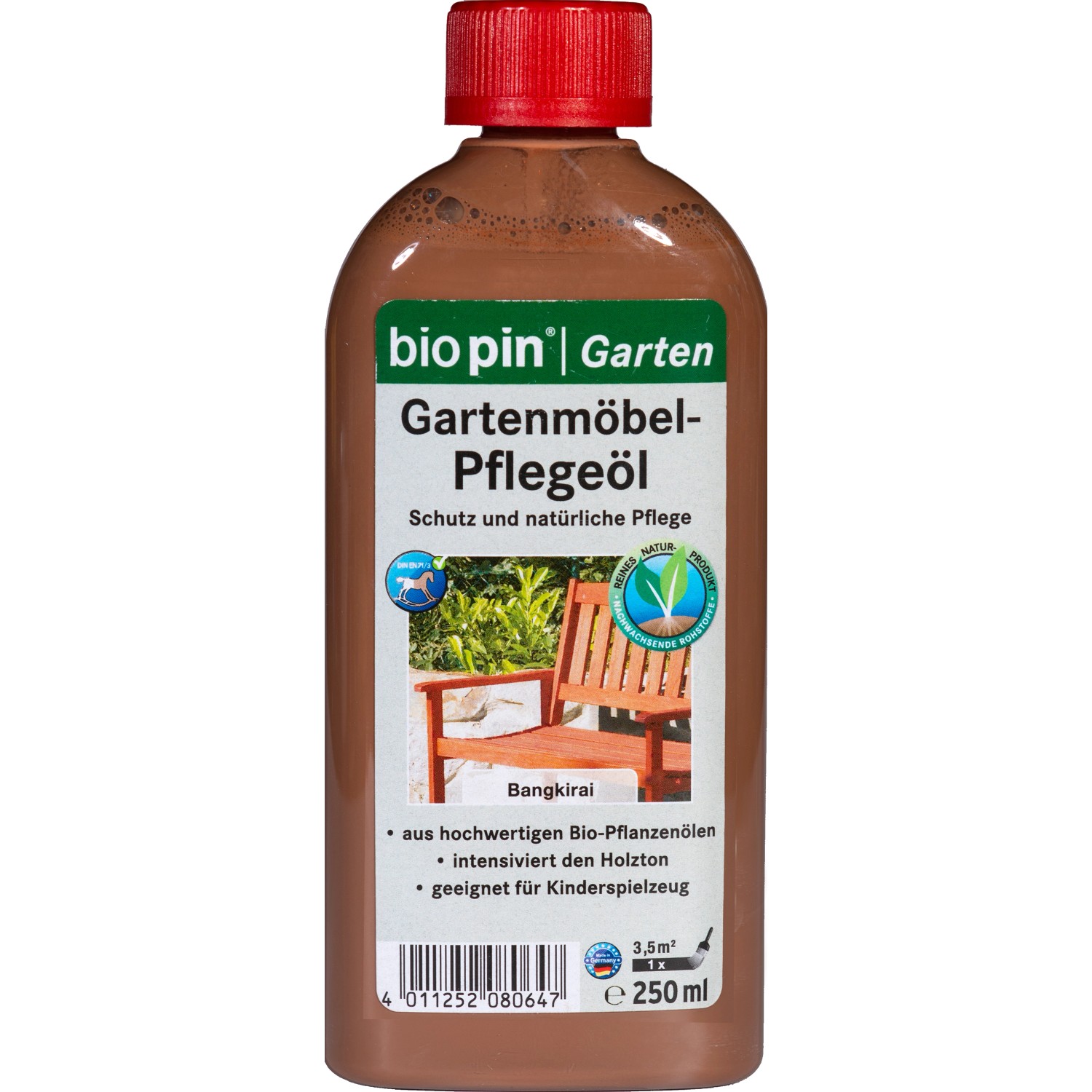 Biopin Gartenmöbel-Pflegeöl Bangkirai 250 ml günstig online kaufen