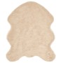 vidaXL Kunstschaffell Teppich Tafalla Beige 50 x 80 cm Polyester 42021496