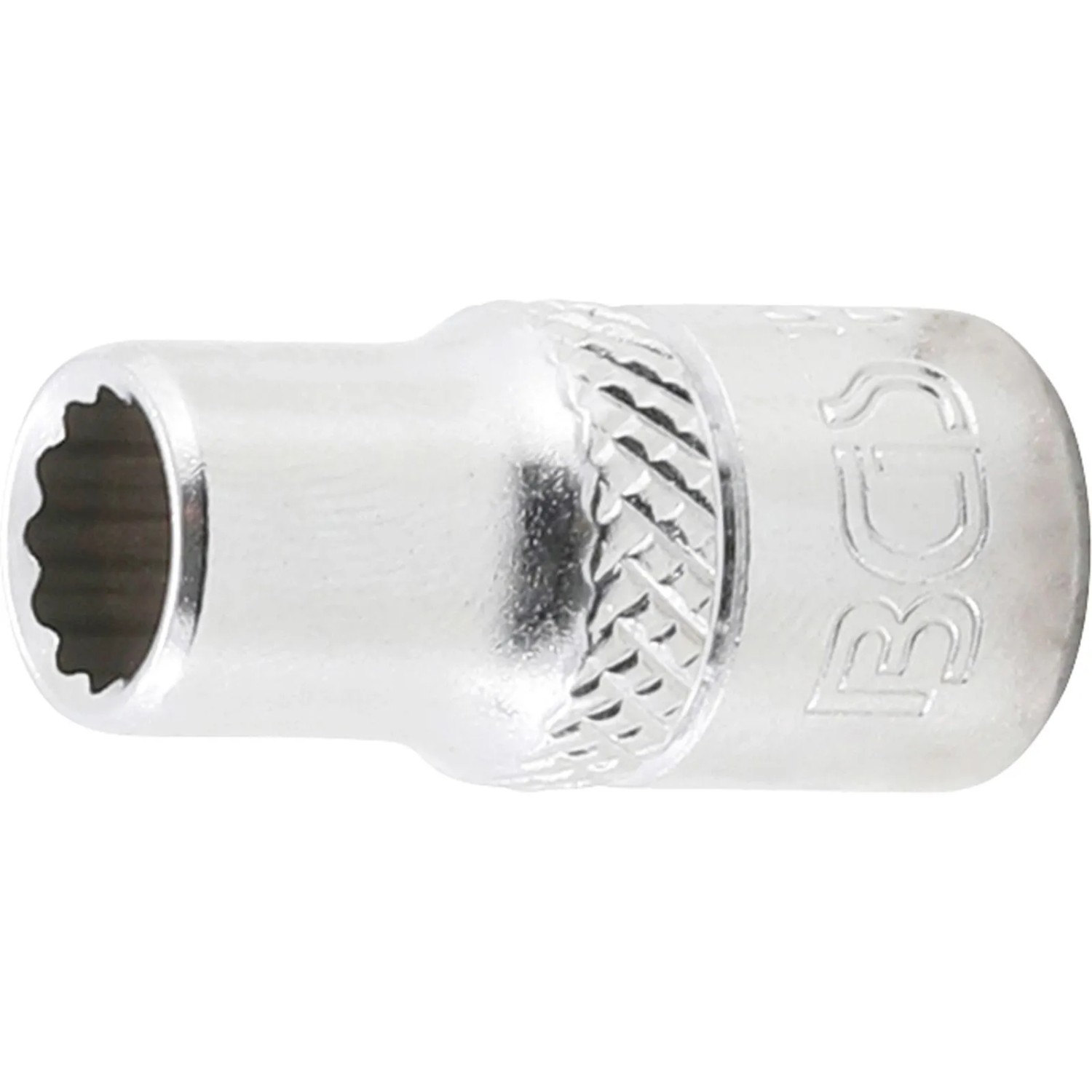 BGS Steckschlüssel Einsatz Zwölfkant Antrieb Innenvierkant 6 3 Mm  1 4 Zoll  SW 1 4 Zoll 10873