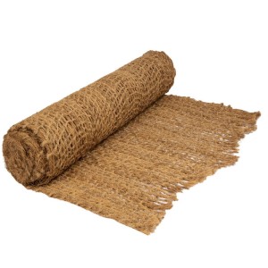 KARAT Böschungsmatte, Ufermatte aus Kokosfasern, 1 x 15 m Rolle für Erosionsschutz im Garten.