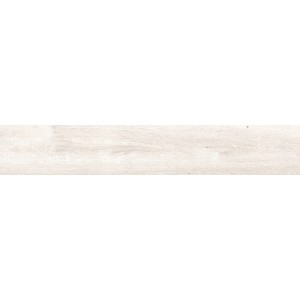 Bodenfliese Feinsteinzeug, matt glasiert, 20x120 cm, helle Holzoptik für Innen- und Außenbereich.