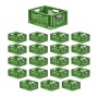 20 grüne PROREGAL Klappboxen, stapelbar, für Industrie und Gewerbe. Aufbewahrungsboxen im Set.