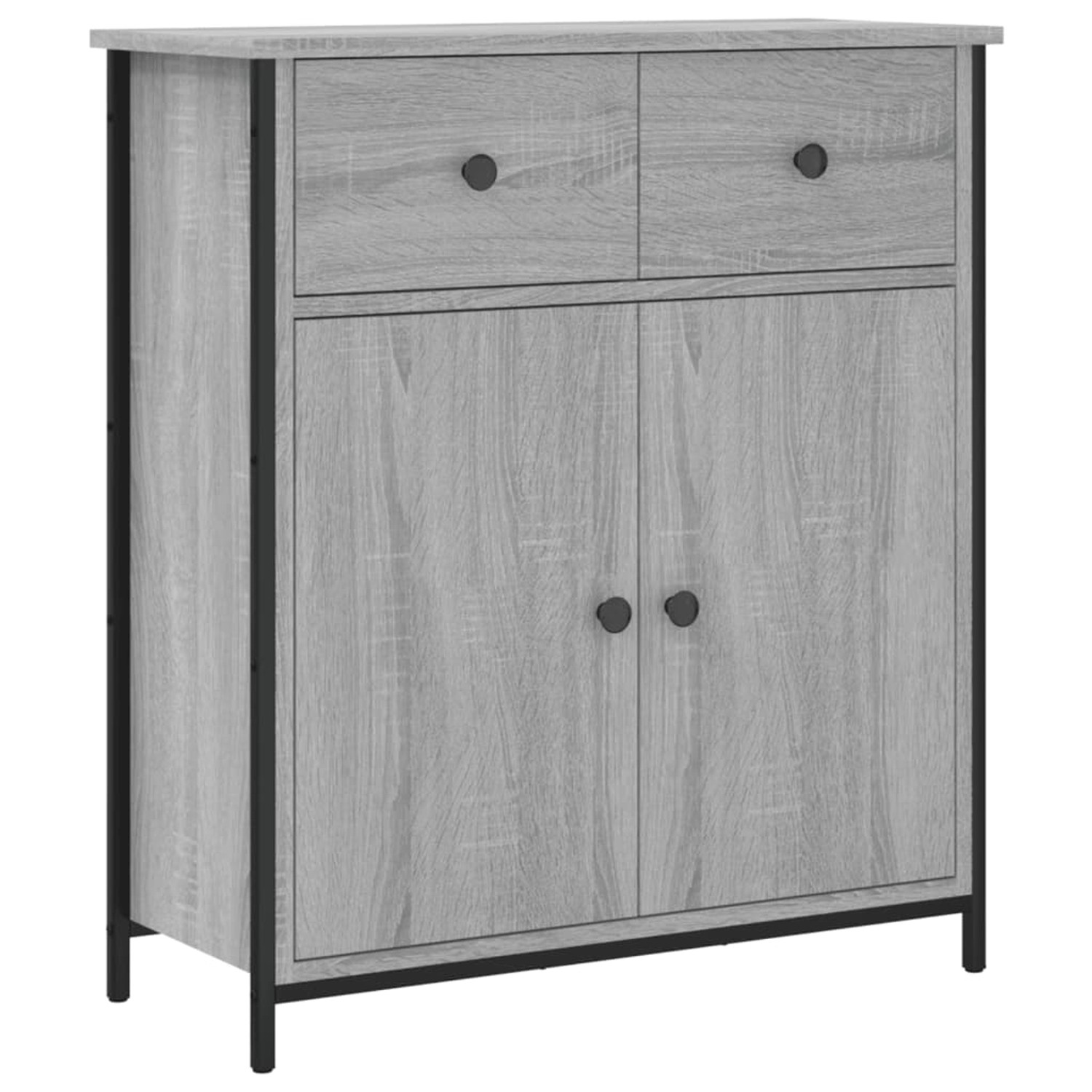 vidaXL Sideboard Grau Sonoma 70x30x80 cm Holzwerkstoff 835527 günstig online kaufen