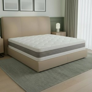 The White Stone Matratze 160x200: Hochfeste, atmungsaktive Matratze Made in Italy für optimalen Schlafkomfort.