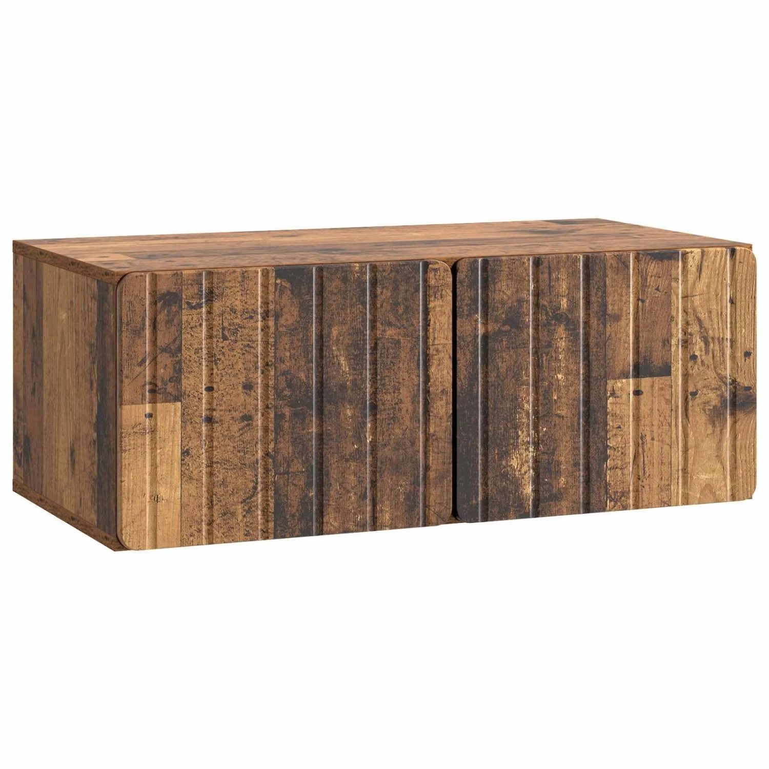 vidaXL Wandmontierter TV-Schrank Altholz 78,5 x 41 x 30 cm 898353