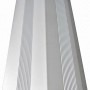 Silbernes Ausgleichsprofil, 900 mm lang, für Laminat und Parkett, mit Einschlagdübel.