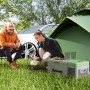 Outsunny Kompressor Kühlbox Kunststoff Grau 60L x 32B x 26H cm_2