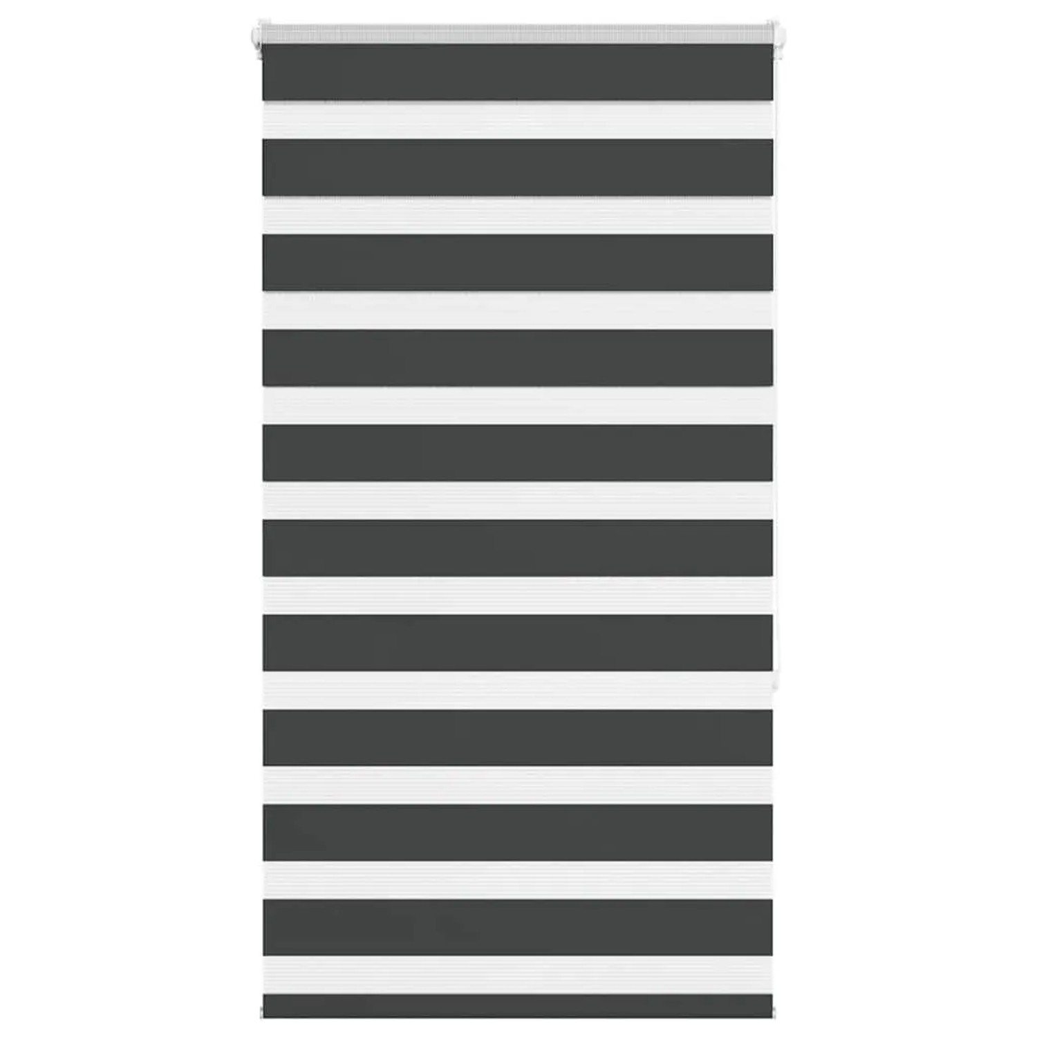 vidaXL Doppelrollo Schwarz 85x150 cm Stoffbreite 80,9 cm Polyester 4014232 günstig online kaufen