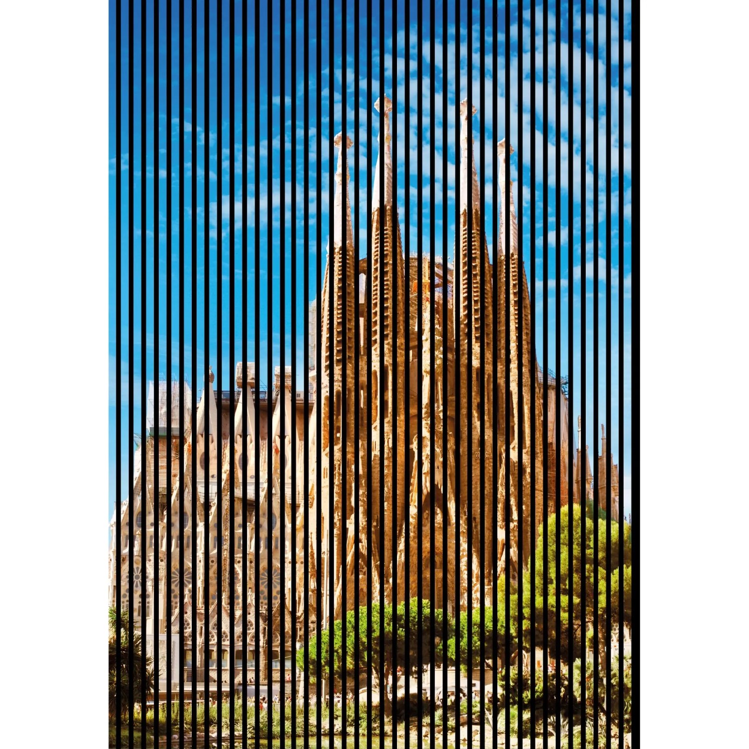 FN Acustico Akustikplatte Barcelona 1 PET u. MDF Foliert 1.693 x 19 x 2.400 mm