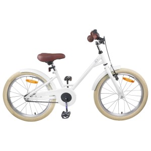 vidaXL Kinderfahrrad 22 Zoll für 7-12 Jahre Alt Weiß 42009210