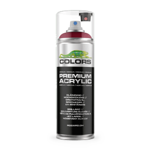 COLORS Premium Acryl Sprühfarbe, 400ml, RAL 3003 Rubinrot Glanz. Buntlack-Spray für Innen & Außen.