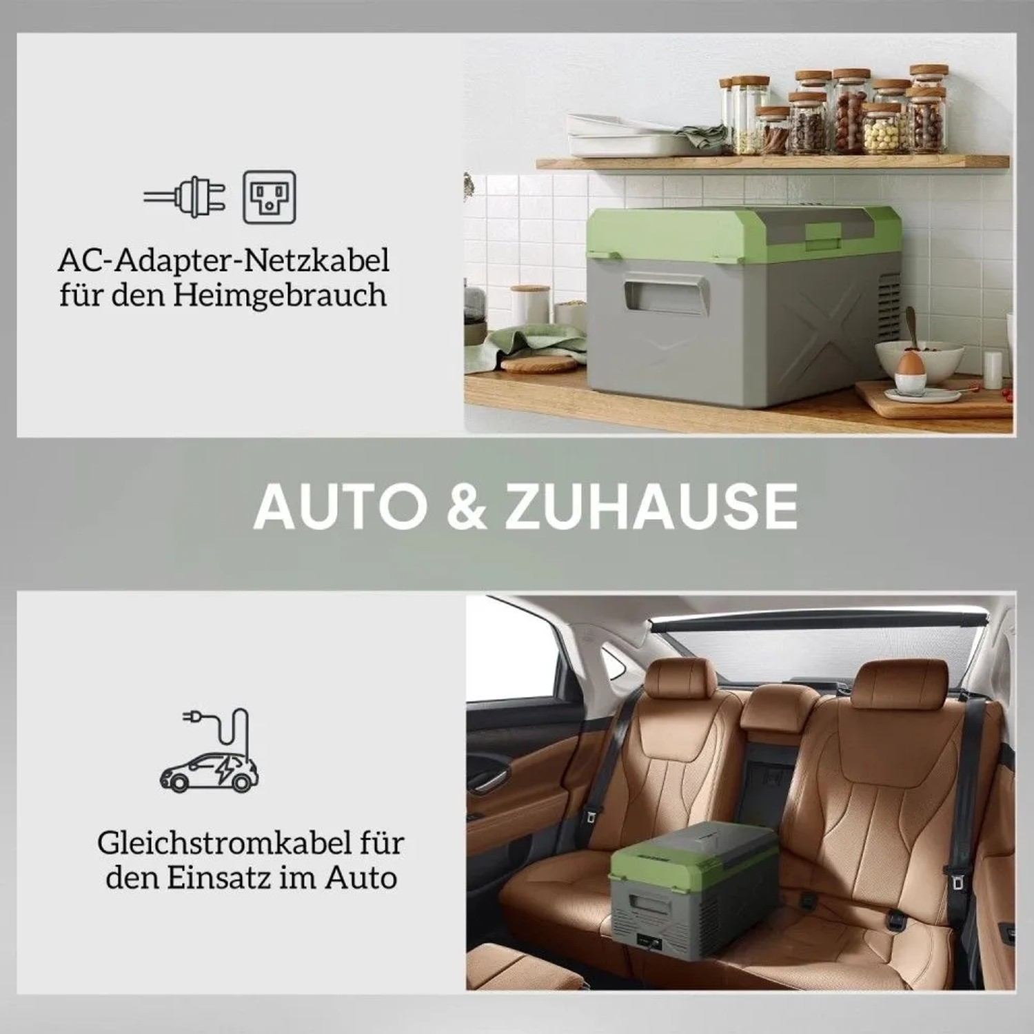 Outsunny Kühlbox HDPE Kunststoff 60,2L x 32B x 27H cm_5