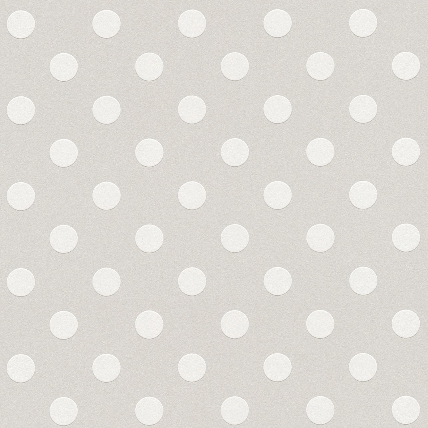 Bricoflor Moderne Tapete mit Punkten Vlies Kindertapete Grau Weiß Gepunktet Polka Dots Vliestapete Hellgrau Ideal für Jungenzimmer und Mädchenzimmer