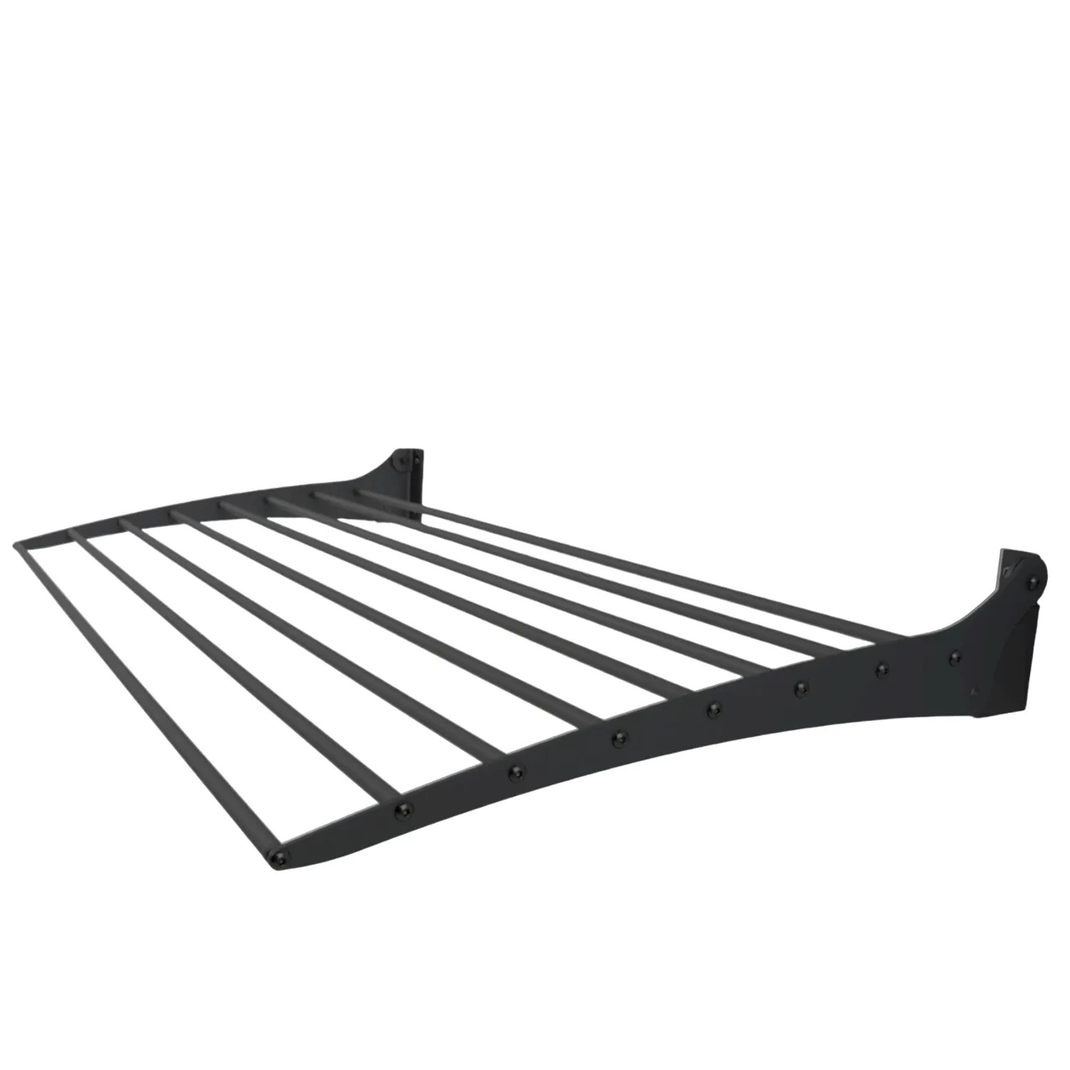 Foxydry Wand Wäscheständer Nach Unten Klappbar Platzsparend 116 cm Schwarz