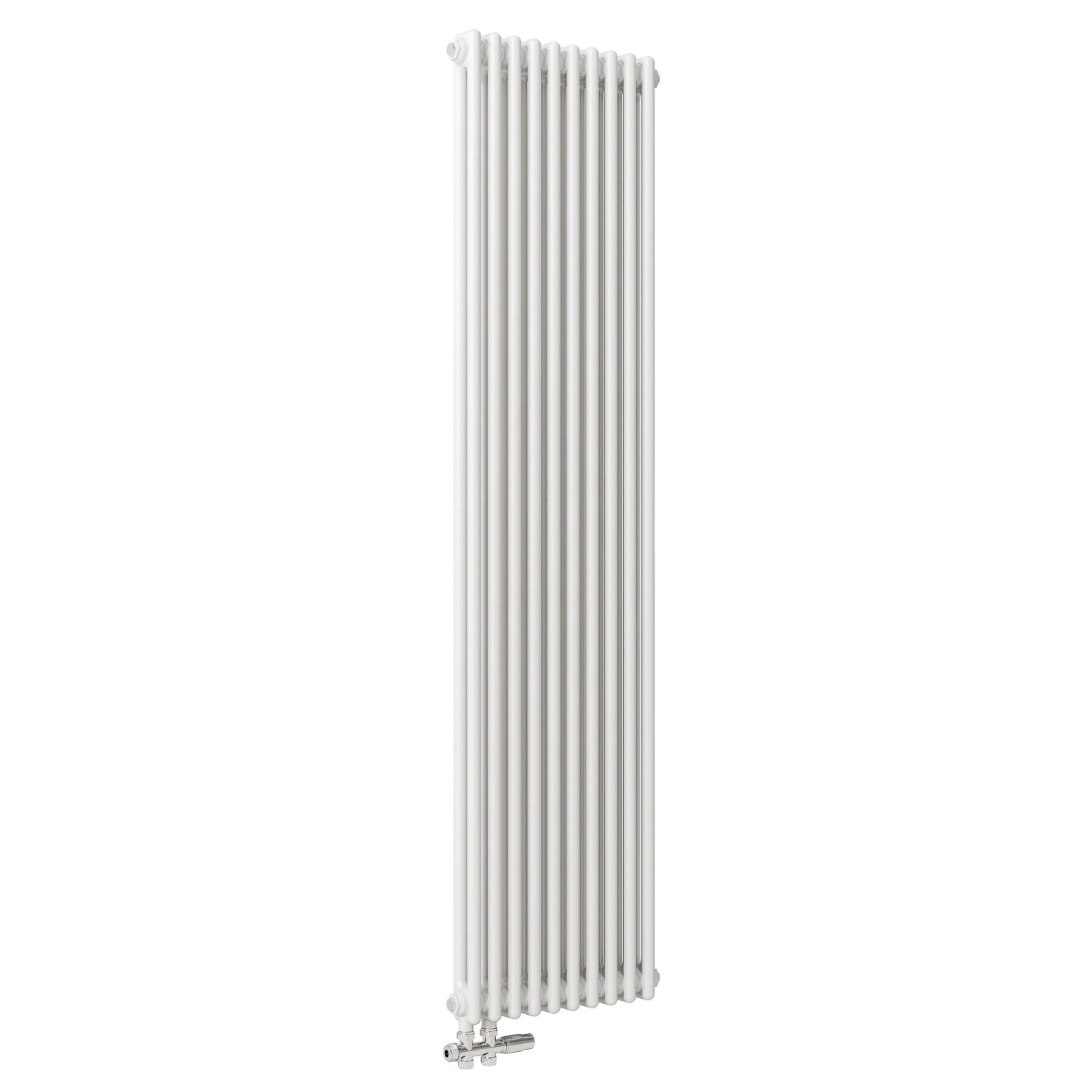AICA Traditioneller Heizkörper 1800 x 470 mm 1436W Doppellagig Gusseisenstil Weiß