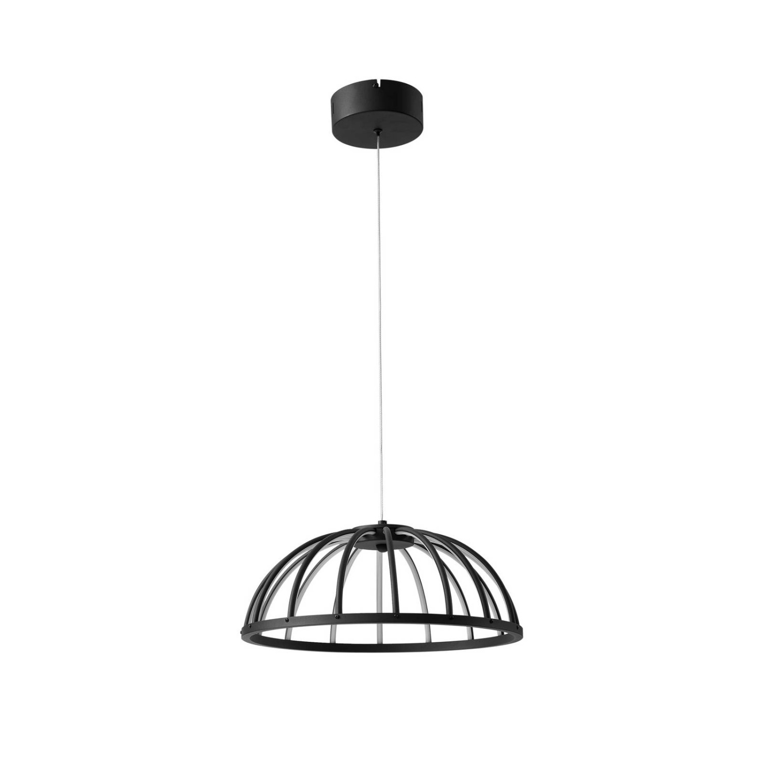 Lucande LED Attea 10031327 Dimmbar Modern in Schwarz aus Aluminium 1-flammi günstig online kaufen