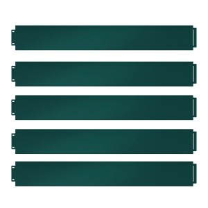 OK-Living Rasenkanten, 25er Set, grün, 100x18cm, für Beetbegrenzung und Mähkante.