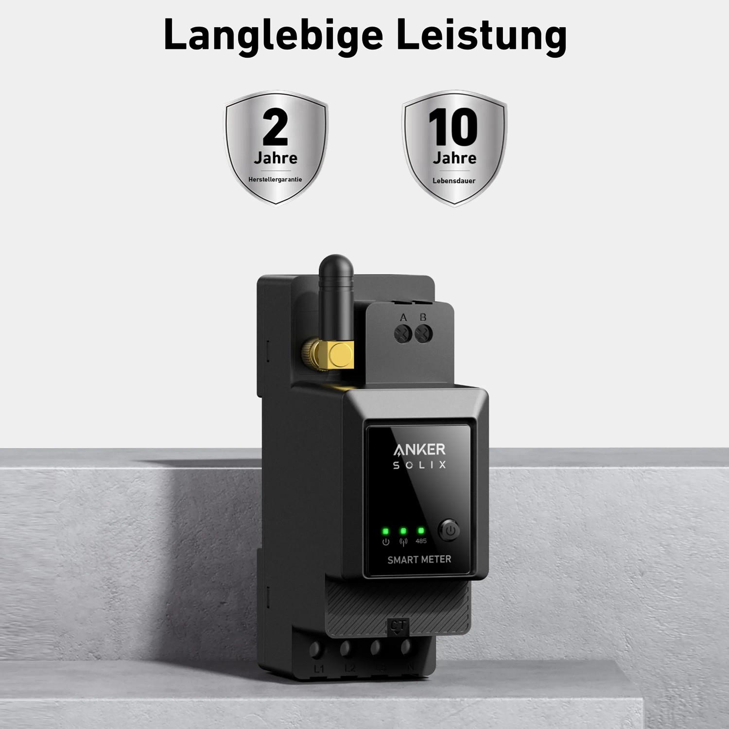 Anker Solix Smarter Zähler für Solarbank 2, zur Überwachung des Stromverbrauchs.