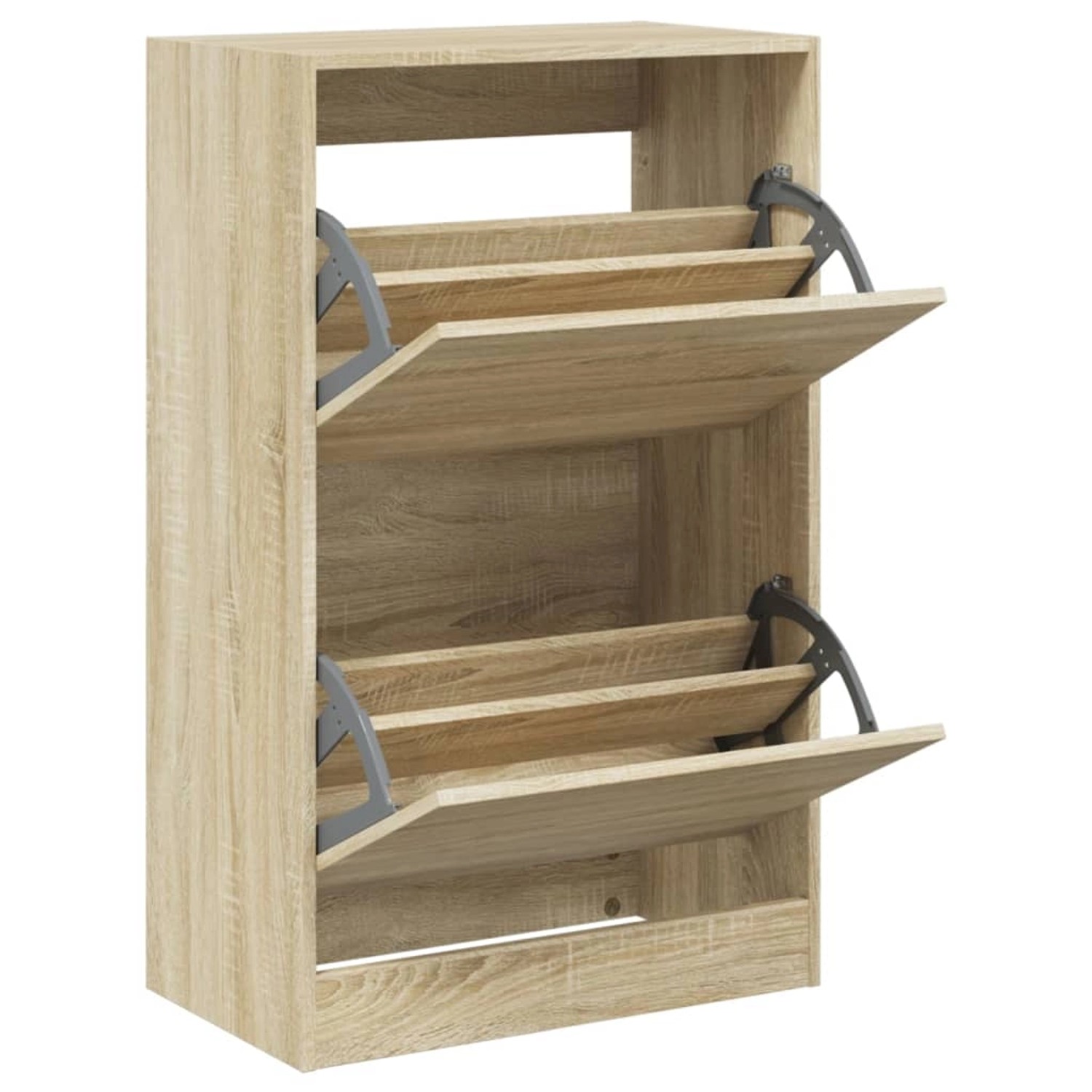 vidaXL Schuhschrank Sonoma-Eiche 60x34x96,5 cm Holzwerkstoff 839947 günstig online kaufen