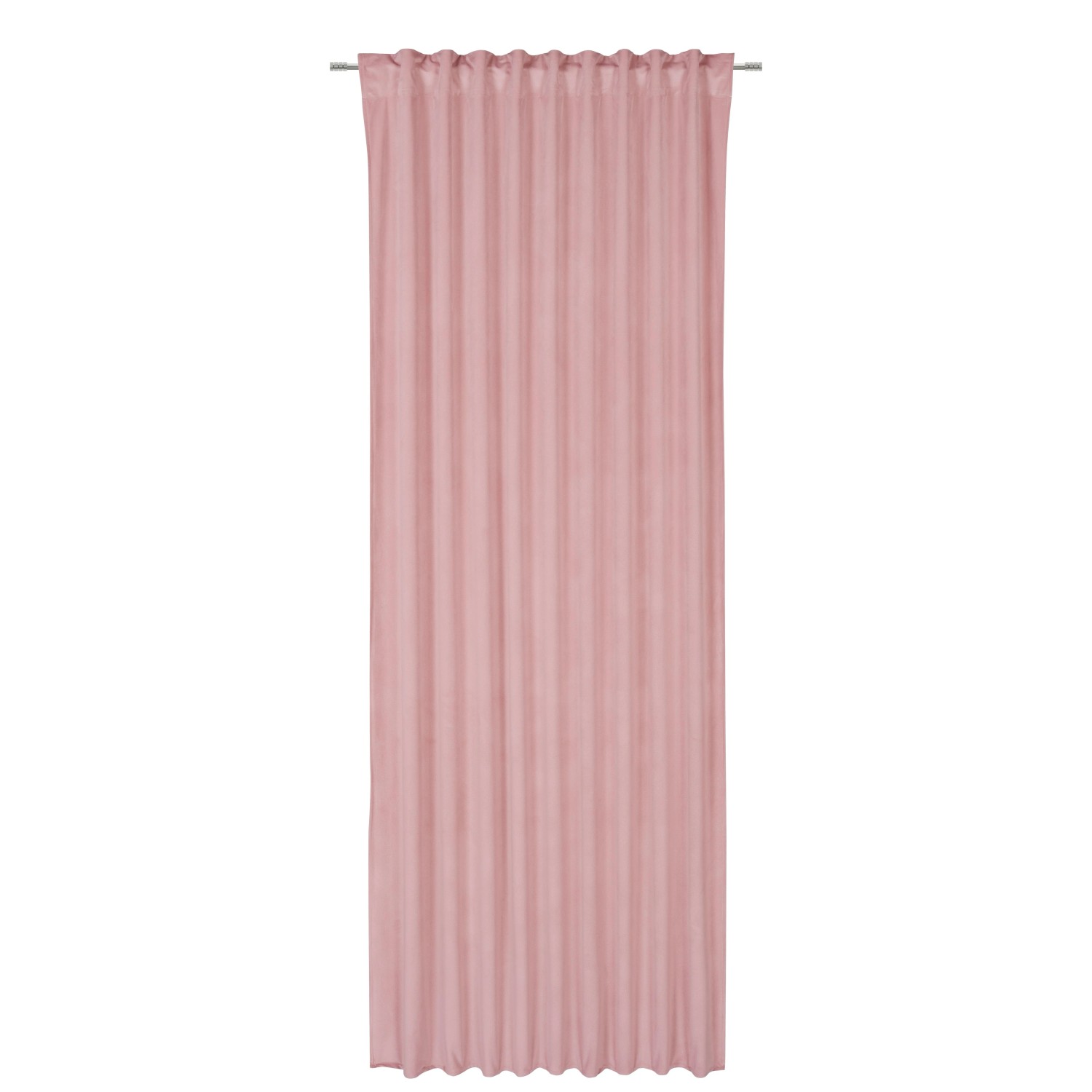 Modern Living Fertigvorhang Bianca Rosa Samtoptik ca. 140x245cm