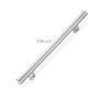 Relaxdays Handlauf Edelstahl Silber Mit Wandhalterung 100 cm_4