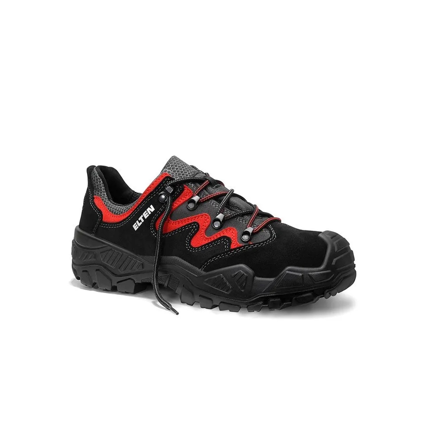 ELTEN Sicherheitshalbschuh MICK BLACK RED Low ESD S2 Größe 41