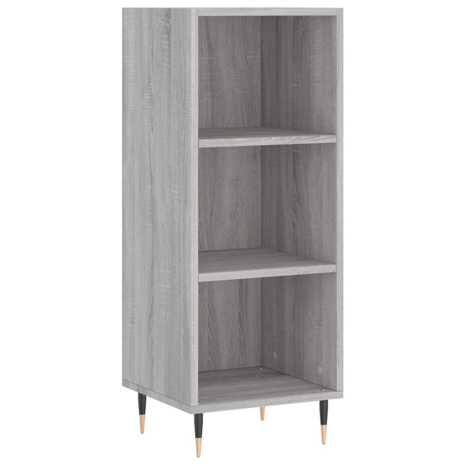 vidaXL Sideboard Grau Sonoma 34,5x32,5x90 cm Holzwerkstoff 828714