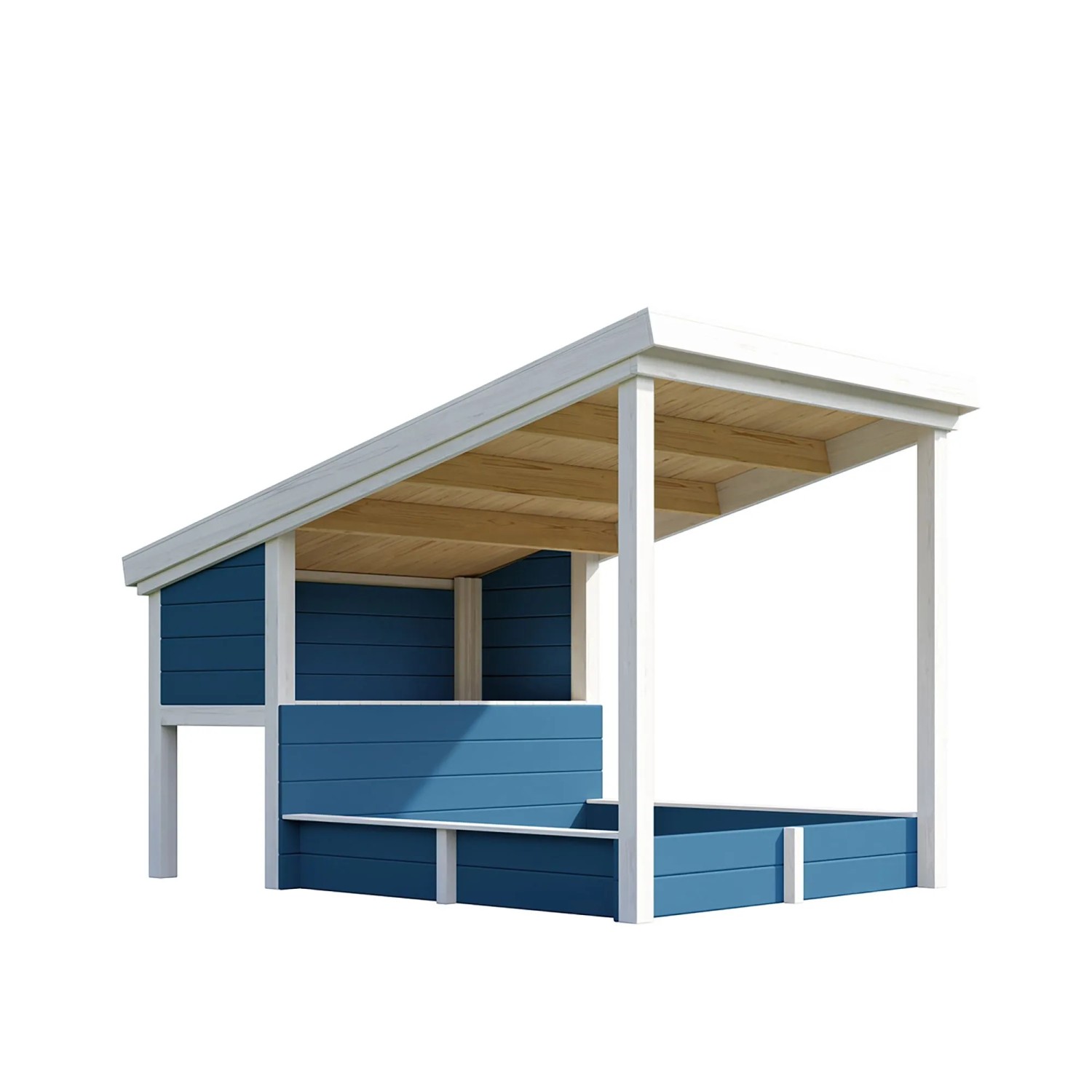 Lasita Sandkasten Pippi 1 Blau 158,6 cm x 247,1 cm