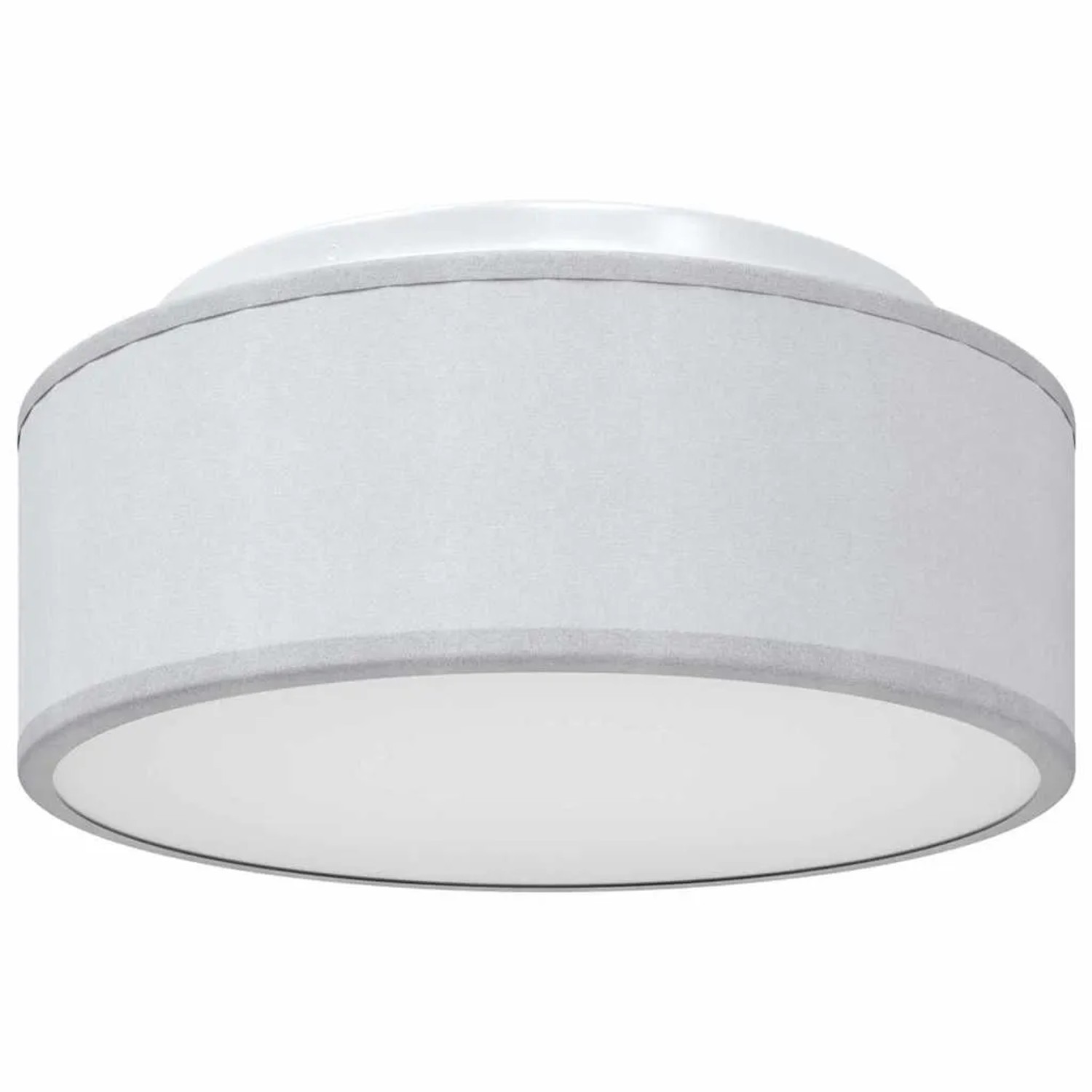 vidaXL Deckenlampe mit Strahlern Grau 30 x 30 x 13,5 cm Stoff 42001204