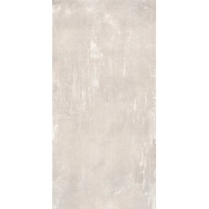 Bodenfliese Denver, Feinsteinzeug, 60x120 cm, weiß glasiert, matte Betonoptik für Innen- und Außenbereich.