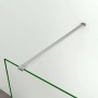 Chromfarbene Dusch-Stabilisierungsstange 90cm aus Aluminium für Glaswände. Modernes Duschzubehör.