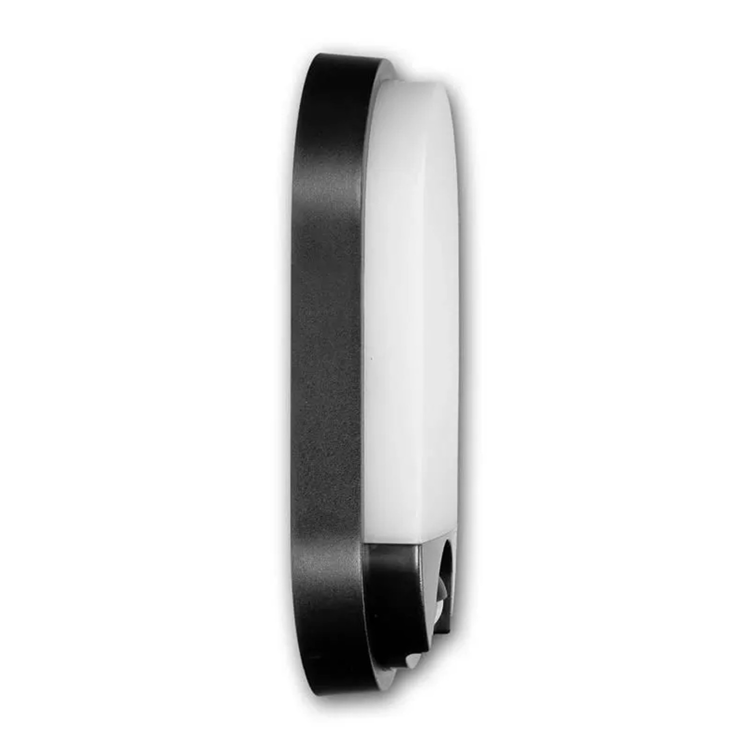 world-trading-net LED Eingangsleuchte NEFRYT Schwarz 10W IP54 Mi PIR