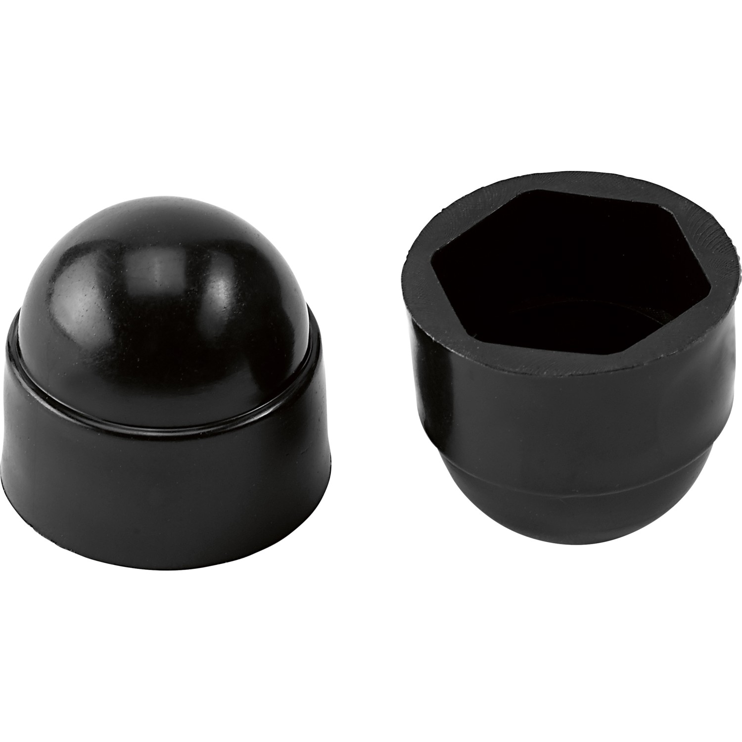 Abdeckkappe M8 Schwarz Sechskant 8 Stück