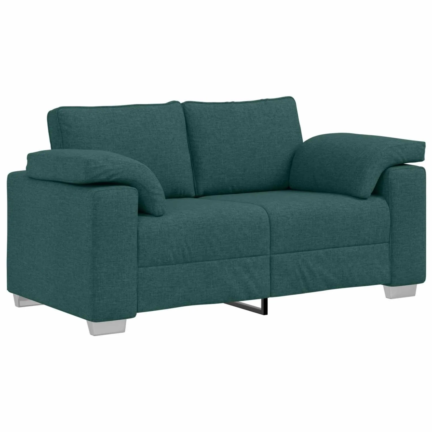 vidaXL Sofa Dunkelgrün 160 x 80 x 82 cm Stoff 4105222