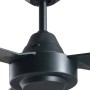 Schwarzer BEACON Deckenventilator Bayside Calypso, 122 cm, für moderne Einrichtungen.