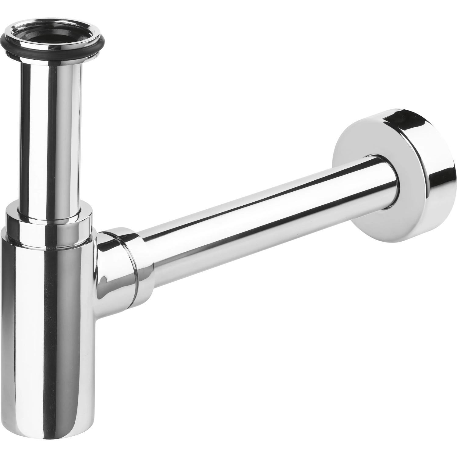 Design-Siphon DS-3410 Chrom von baliv für Waschbecken im Bad.