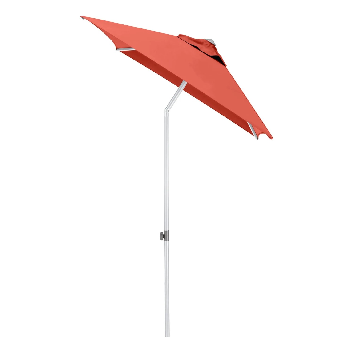 Kettler Marktschirm 150 cm x 210 cm Terrakotta mit Push-Up Mechanik