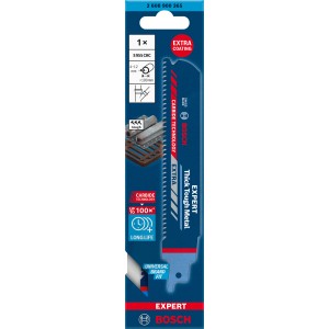 Bosch Expert S 955 CHC Säbelsägeblatt für dickes Metall, geeignet für alle Säbelsägen mit S-Schaft.