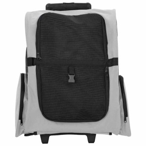 vidaXL Trolley für Haustiere 3-In-1 Grau 48x32x57-106 cm cm Oxford-Gewebe 42007373