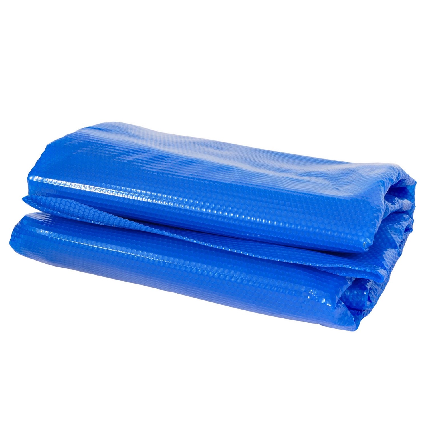 Blaue MCW Pool Abdeckung, 400µm, rund, 3,66m. Solarplane für Pools.