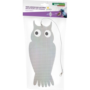 Windhager Vogelabwehr Reflektoren im 2er-Pack. Reflektierende Eulen zur Vogelabwehr.