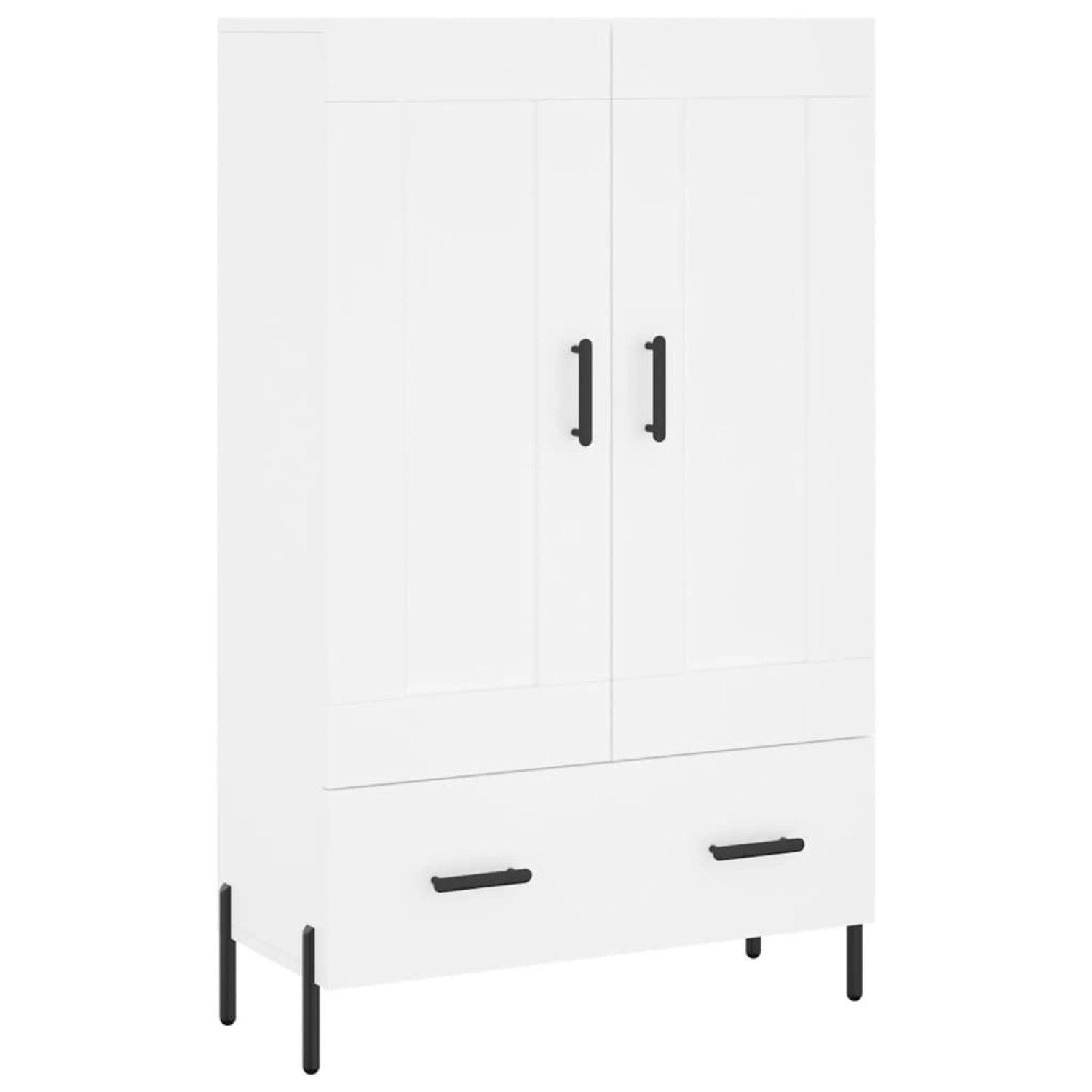 vidaXL Highboard Weiß 69,5x31x115 cm Holzwerkstoff 830332 günstig online kaufen